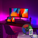 Luz Decorativa LED RGB 5m com Controle Duplo + Fonte