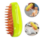 Escova a Vapor 3 em 1 Recarregável para Cães e Gatos
