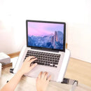 Suporte Dobrável de Alumínio para Notebook – Antiderrapante, Ergonômico e Portátil