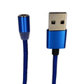 Cabo Carregador Magnético 3 em 1 – iPhone, Micro USB e Type-C