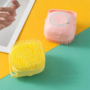 Esponja de Silicone com Dispenser — Banho + Massagem para Adultos, Crianças e Pets