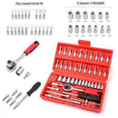 Kit de Ferramentas com 46 Peças e Maleta Reforçada