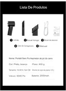 Mini Aspirador Portátil Powerclean 120W USB Recarregável