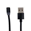 Cabo Carregador Magnético 3 em 1 – iPhone, Micro USB e Type-C