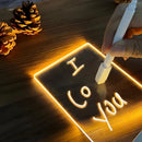 Luminária Lousa 3D LED com Caneta