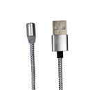 Cabo Carregador Magnético 3 em 1 – iPhone, Micro USB e Type-C