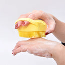 Esponja de Silicone com Dispenser — Banho + Massagem para Adultos, Crianças e Pets