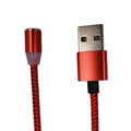 Cabo Carregador Magnético 3 em 1 – iPhone, Micro USB e Type-C