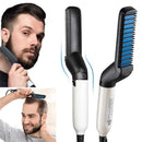 Escova Alisadora Masculina 2 em 1 — Cabelo e Barba Bivolt