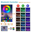 Luz Decorativa LED RGB 5m com Controle Duplo + Fonte