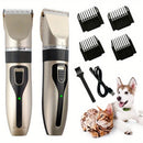 Máquina de Tosa Recarregável Profissional - Pet Dourada