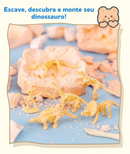 Kit Educativo de Escavação de Fóssil de Dinossauro – Modelo para Montar