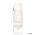 Garrafa Esportiva com Infusor de Frutas 650ml — Plástica, Portátil e Reutilizável