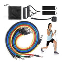 Kit Tubing Elástico Extensor com 11 Itens – Treino em Casa ou Onde Você Estiver