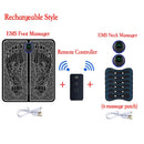 Massageador Elétrico EMS para Pés com Controle Remoto