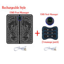 Massageador Elétrico EMS para Pés com Controle Remoto