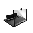 Ampliador de Tela 3D 12” Dobrável para Celular - Suporte portátil, zoom até 3x, ideal para vídeos e filmes