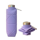 Garrafa Dobrável de Silicone 700ml – Portátil e Reutilizável