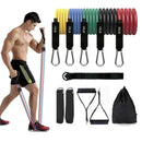 Kit Tubing Elástico Extensor com 11 Itens – Treino em Casa ou Onde Você Estiver