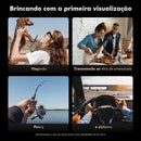 Suporte de Pescoço Portátil com Imã e Ajuste Multiângulo – Compatível com iOS e Android
